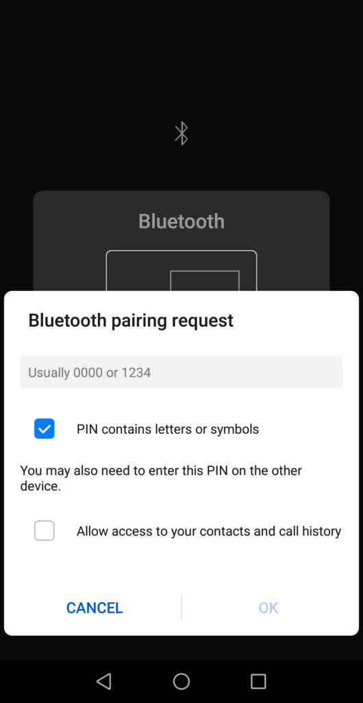 CoolBitX App Pairing Started - Getting One Time Password