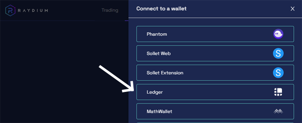 Solana Wallets For DeFi Protocols in 2021 - Raydium