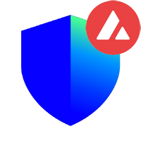 Trust Wallet logo with Avalanche AVAX branding – beginner-friendly mobile AVAX wallet with multichain support in 2025.