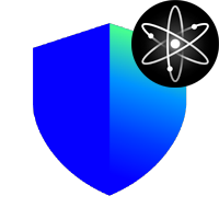 Trust Wallet mobile app logo with Cosmos (ATOM) logo – beginner-friendly multi-asset wallet