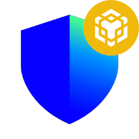 Trust Wallet logo with BNB Chain icon – best mobile wallet for BNB and BEP-20 token management