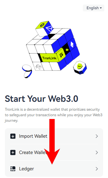 TronLink Connect Ledger Feature