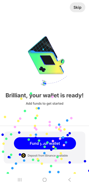 Trust Wallet - successfully imported a wallet using recovery phrase