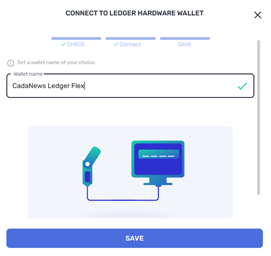 Yoroi wallet name setup